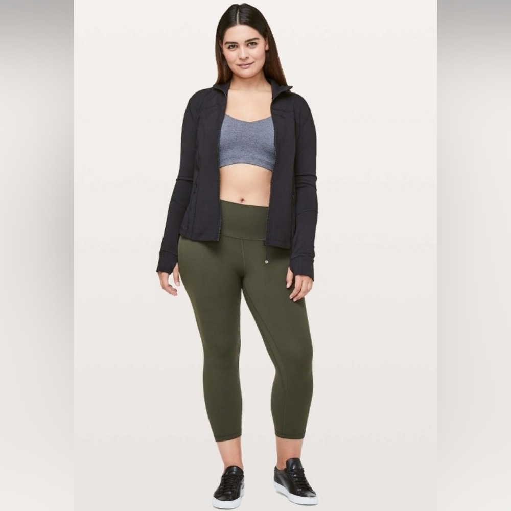 Lululemon Align Leggings 21" In Olive Green Size 6